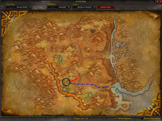 Fishing Spot for Deviate Fish Map